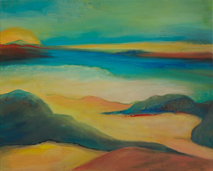 Astrid Krmer - "Ruhiges Meer" (2013)  40 x 50 cm